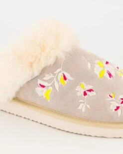 Gia Embroidered Slipper -Fashion General Store 105345356 C23 5