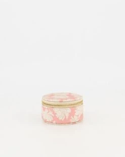 Mia Small Round Printed Jewellery Box