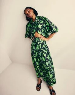 Ursa Textured Boxy Blouse