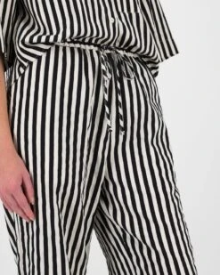 Orchid Black And White Stripe Pant -Fashion General Store 105390258 C01 4