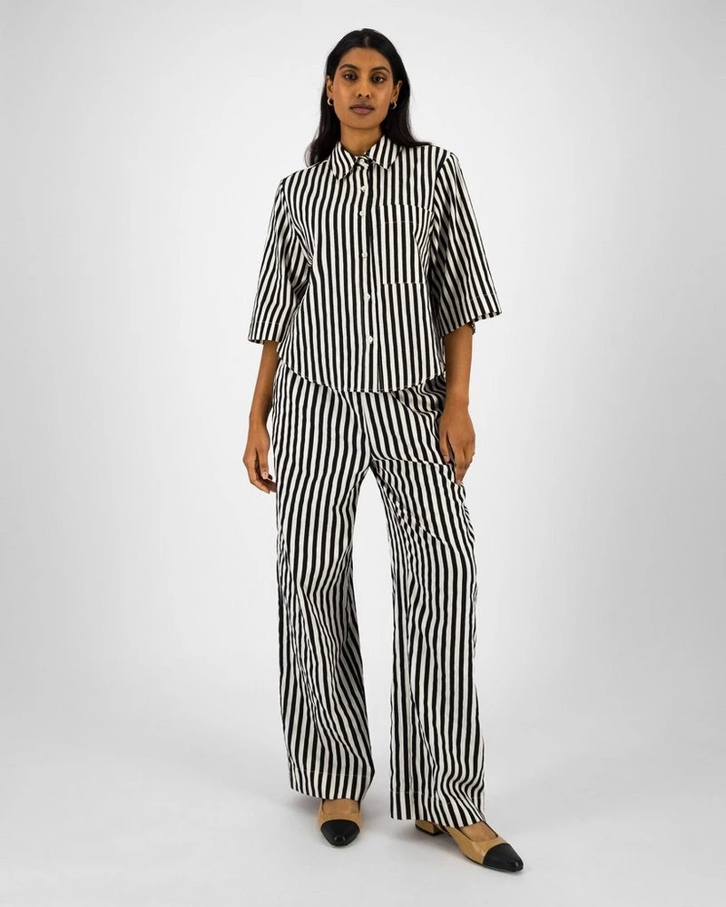 Orchid Stripe Linen Blend Shirt 4 Orchid Stripe Linen Blend Shirt - Image 2