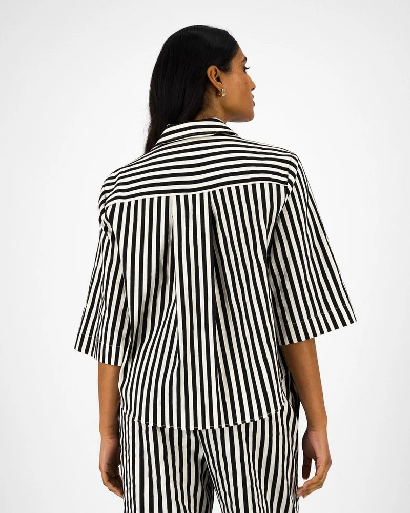 Orchid Stripe Linen Blend Shirt 5 Orchid Stripe Linen Blend Shirt - Image 3