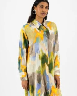 Brooke Printed Straight Shirt Dress 13 Brooke Printed Straight Shirt Dress -Fashion General Store 105390262 C54 5