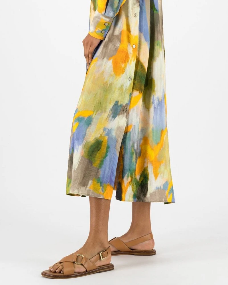 Brooke Printed Straight Shirt Dress 8 Brooke Printed Straight Shirt Dress - Image 6