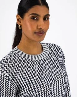 Cary Zigzag Long Sleeve -Fashion General Store 105390317 C57 4