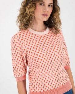 Joji Short Sleeve Knitwear Top -Fashion General Store 105390512 C33 4