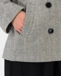 Skylar Tweed Double-Breasted Jacket -Fashion General Store 105490231 C02 5