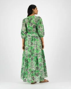 Phoebe Printed Puff Sleeve Dress 9 Phoebe Printed Puff Sleeve Dress -Fashion General Store 105515233 C69 3