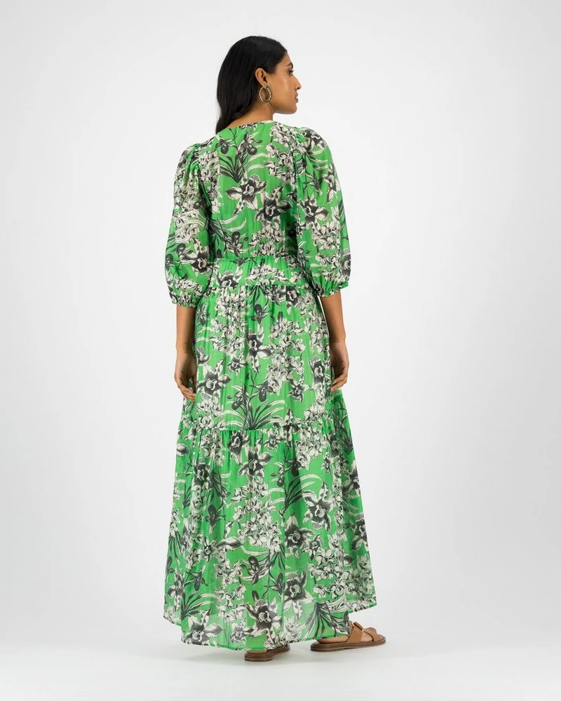 Phoebe Printed Puff Sleeve Dress 5 Phoebe Printed Puff Sleeve Dress - Image 3