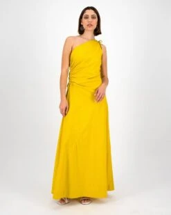 Juno Poplin Asymmetric Dress