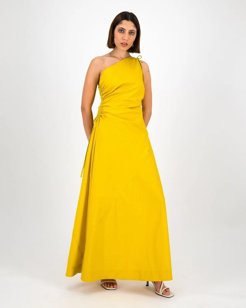 Juno Poplin Asymmetric Dress 4 Juno Poplin Asymmetric Dress - Image 2