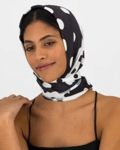 Azelea Dotted Pleated Scarf -Fashion General Store 105540418 C01 3