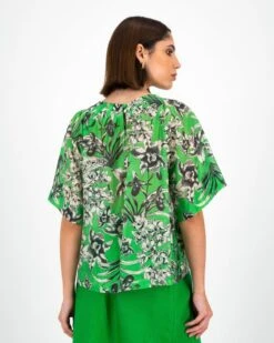 Kelly Ann Printed Blouse 10 Kelly Ann Printed Blouse -Fashion General Store 105540429 C69 3