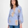 Chelsea Wrap Embroidered Blouse -Fashion General Store 105540551 C54 1