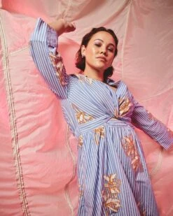 Princeton Knotted Shirt Dress