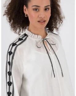 Hailey Embroidered Blouse -Fashion General Store 105625359 C10 4