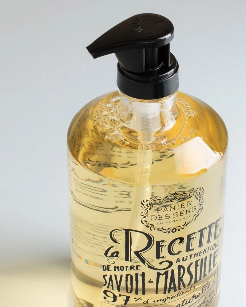 Panier Des Sens Relaxing Lavender Glass Bottle Marseille Liquid Soap 4 Panier Des Sens Relaxing Lavender Glass Bottle Marseille Liquid Soap - Image 2