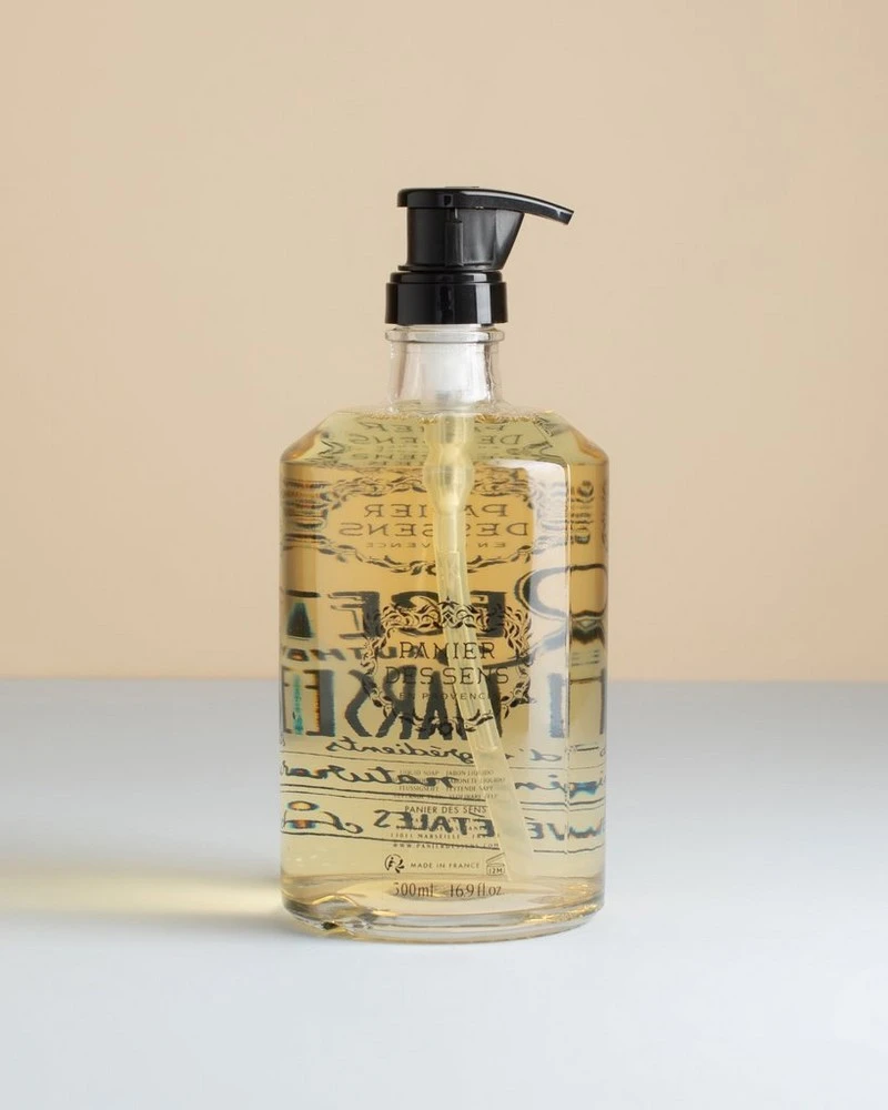 Panier Des Sens Relaxing Lavender Glass Bottle Marseille Liquid Soap 5 Panier Des Sens Relaxing Lavender Glass Bottle Marseille Liquid Soap - Image 3