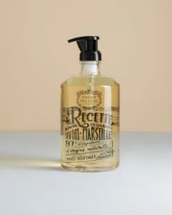 Panier Des Sens Rejuvenating Rose Glass Bottle Marseille Liquid Soap