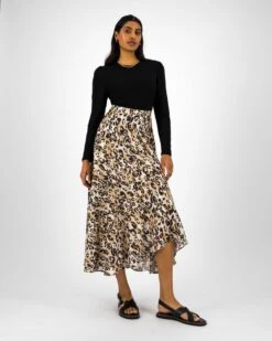 Tove Leopard Print Skirt -Fashion General Store 105685604 C99 3