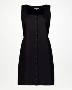 Fia Linen Short Dress -Fashion General Store 105840486 C01 5